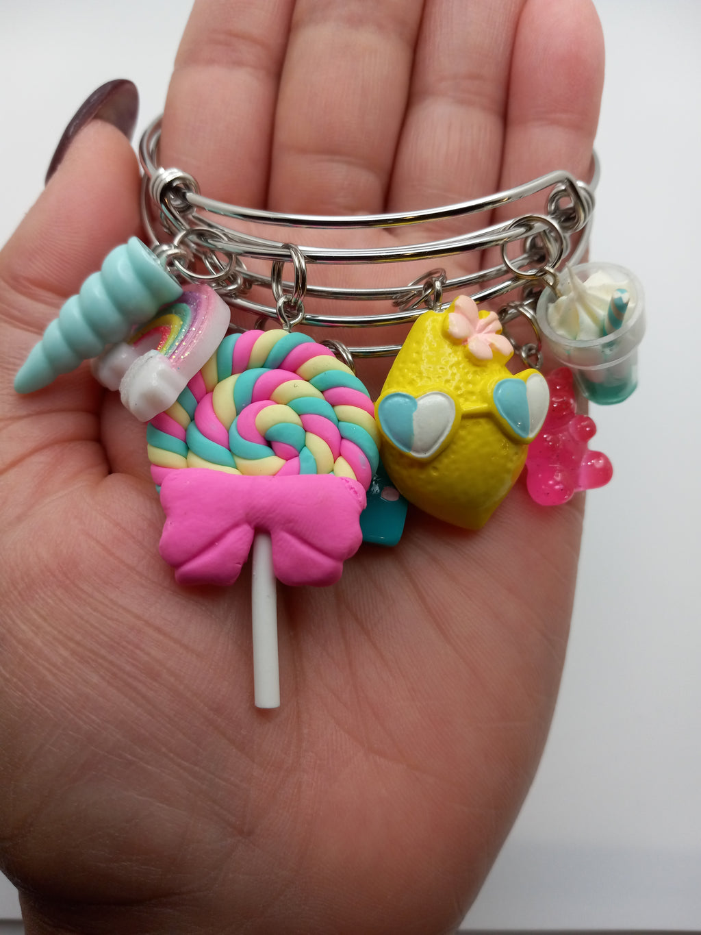 Adjustable Charm Bangles