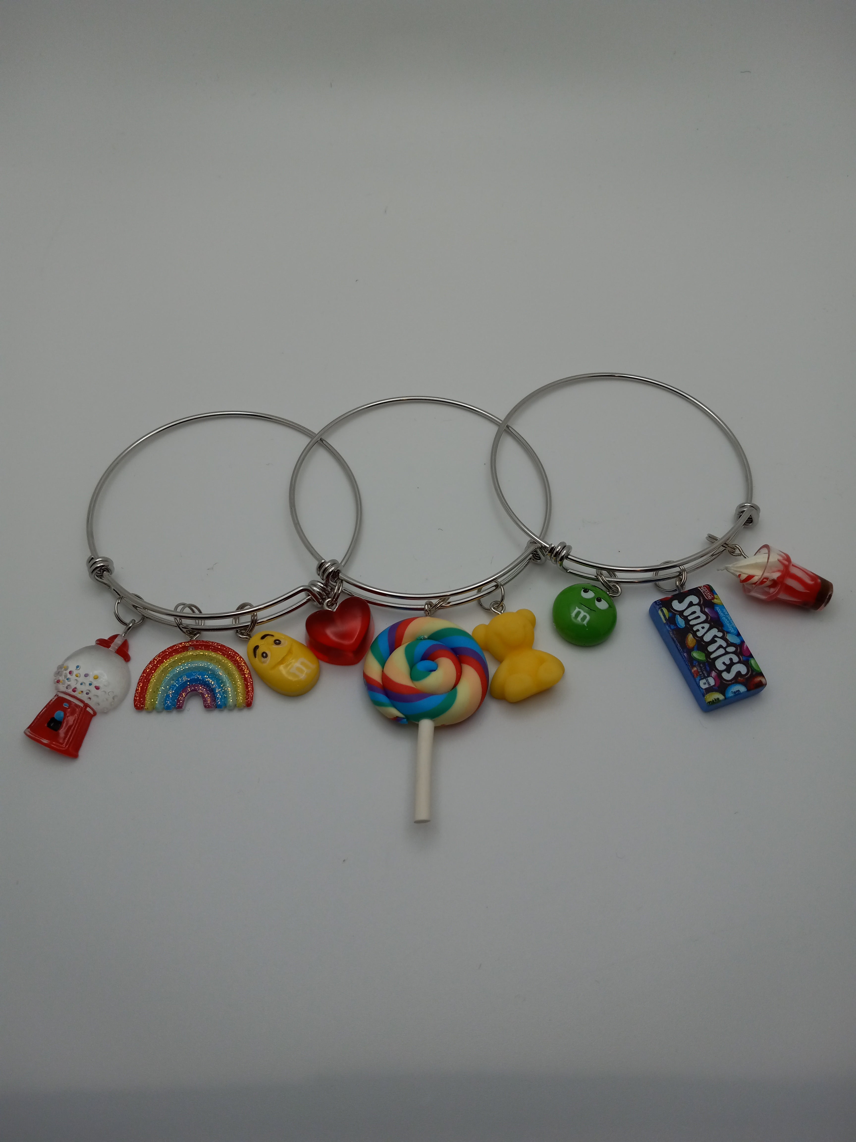 Adjustable Charm Bangles