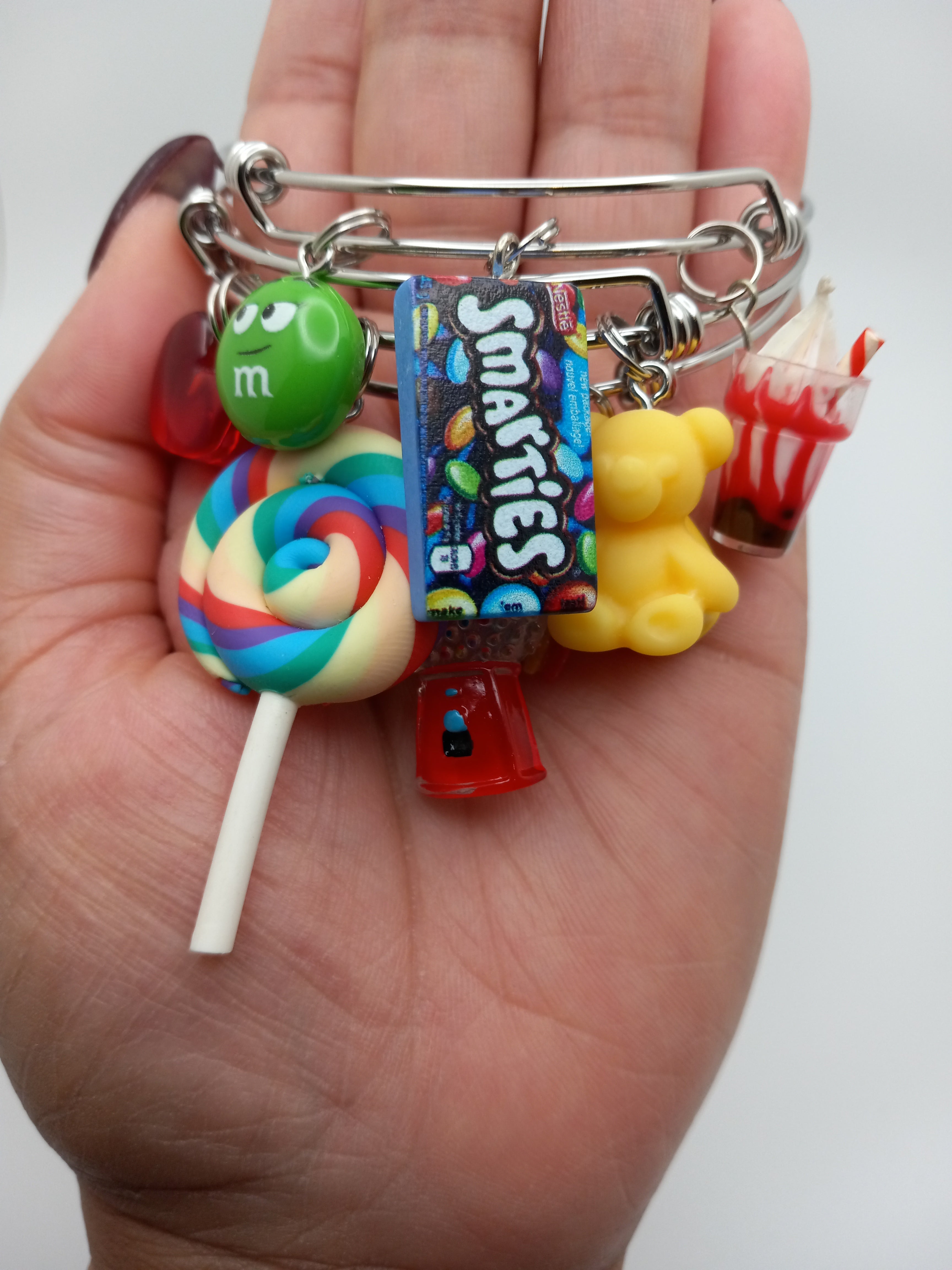 Adjustable Charm Bangles